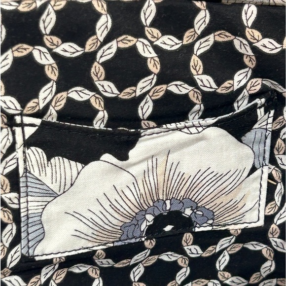 Vera Bradley Tablet Sleeve Canterberry Cobalt Black/Cream/Gray GUC - Picture 3 of 5